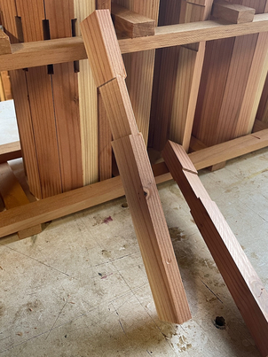 Showing the slot cuts